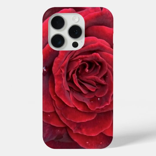 美しい赤のローズiphone 15プロ Case-Mate iPhoneケース (裏面)
