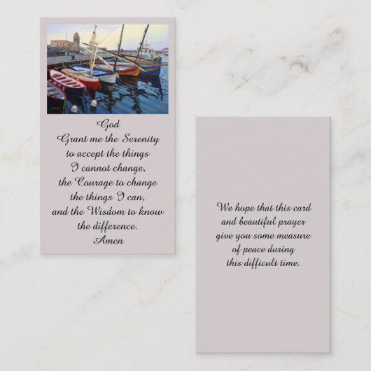 美しい赤オレンジブルーグリーンボーツカード 名刺 (正面/裏面)