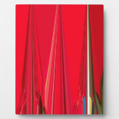 美しい赤テクスチャカラー抽象芸術アートデザイン フォトプラーク (正面)