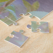 美しい赤橙色のクマザラシの花 ジグソーパズル (側面)