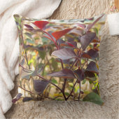 美しい赤葉色 クッション (ブランケット)