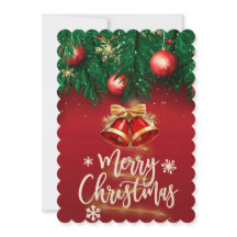美しい赤金ゴールドメリークリスマス個人的な願い