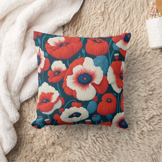 美しい赤 クッション (ブランケット)