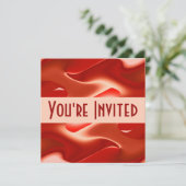 美しい赤 招待状 (スタンド正面)