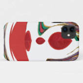 美しい赤、白、紫、緑のテクスチャカラー Case-Mate iPhoneケース (裏面(横))