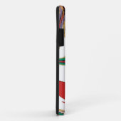 美しい赤、白、紫、緑のテクスチャカラー Case-Mate iPhoneケース (裏面/右)