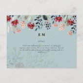 美しい赤（鳥）ショウジョウコウカンチョウ結婚の鳥 ポストカード (裏面)