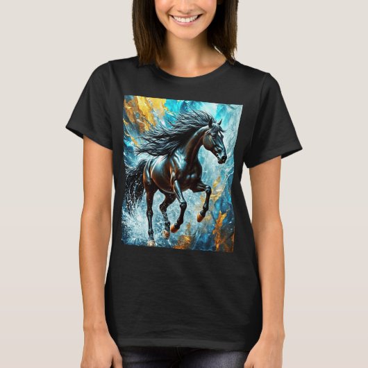 美しい走馬 Tシャツ (正面)