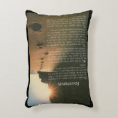 美しい足跡装飾用クッション アクセントクッション (正面(垂直))