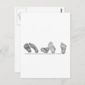 美しい足 ポストカード (正面/裏面)