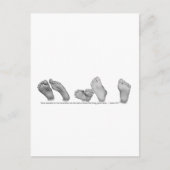 美しい足 ポストカード (正面)