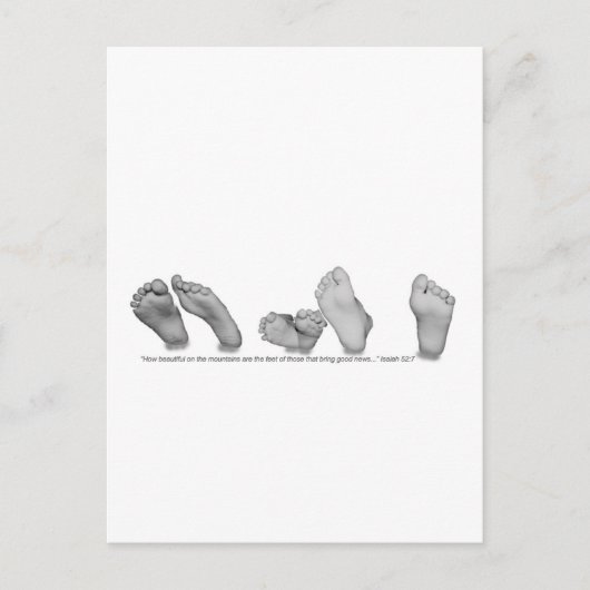 美しい足 ポストカード (正面)