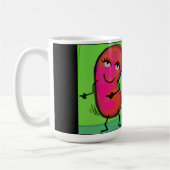 美しい踊りの腎臓のマグ コーヒーマグカップ (左)