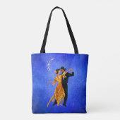 美しい踊りカップルのトートバッグ トートバッグ (裏面)