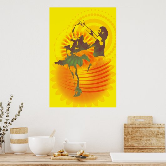 美しい踊り ポスター (キッチン)