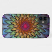 美しい輝く虹の花 Case-Mate iPhoneケース (裏面(横))