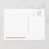 美しい辰年のギフト シーズンポストカード (裏面)