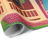 美しい農家の田舎のデクページ ラッピングペーパー (ロールコーナー)