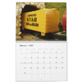 美しい通年カレンダー カレンダー (2月 2027)