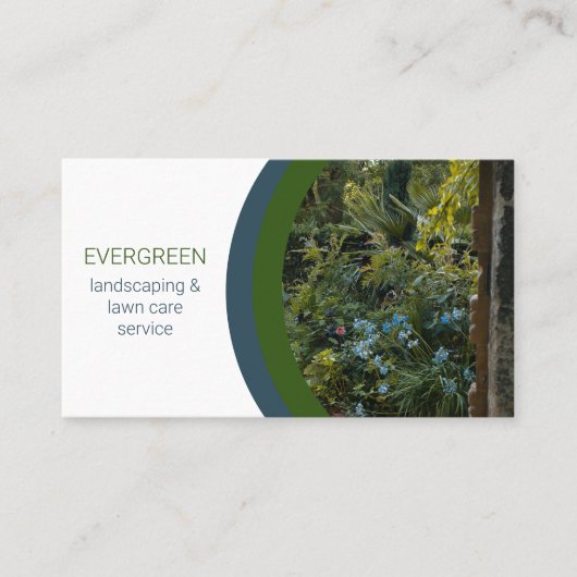 美しい造園フォト名刺 名刺 (正面)