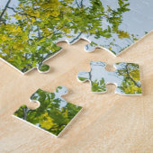 美しい遊象が草の中 ジグソーパズル (側面)