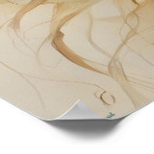 美しい邪悪なAIファンタジーデジタルアートプリント ポスター (角)