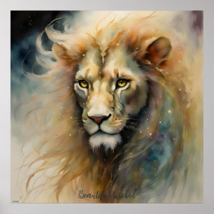 美しい邪悪なAIファンタジーデジタルアートプリント ポスター