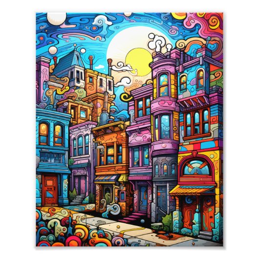 美しい都市 フォトプリント            (正面)