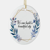 美しい都市Godspellの引用文のオーナメント セラミックオーナメント (右)