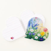 美しい野の花の草原 ノートブック (内部)