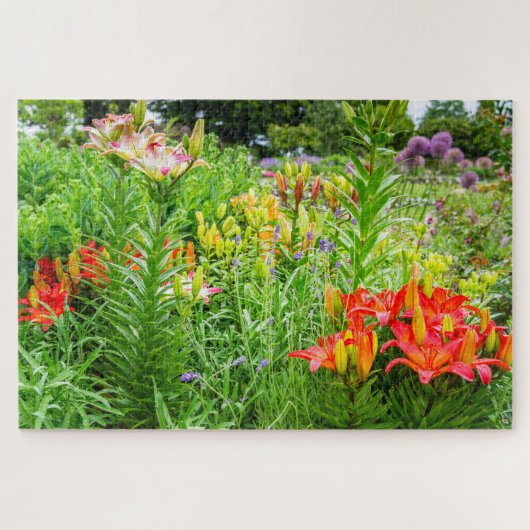 美しい野生の花のパズル ジグソーパズル (横)