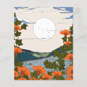 美しい野生の花の草原の風景 (正面)