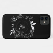 美しい野生の花ドードルモノグラムケースメイトi Case-Mate iPhoneケース (裏面(横))