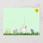 美しい野良猫はがき ポストカード (裏面)