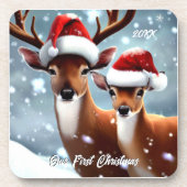 美しい金と金 コースター (正面)