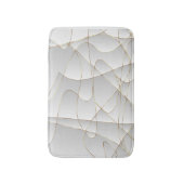 美しい金のライン バスマット (正面縦)