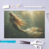 美しい金の人魚 薄葉紙 (クラフト)