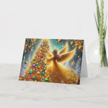 美しい金の天使のクリスマス