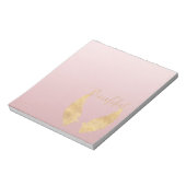 美しい金の天使 ノートパッド (回転)