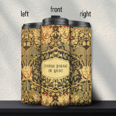 美しい金ゴールドアールヌーボーフローラダマスク名 タンブラー