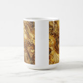 美しい金ゴールドマーブル コーヒーマグカップ (中央)