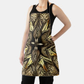 美しい金ゴールド星 エプロン (インサイチュ)