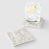 美しい金ゴールド線 ストーンコースター (横)