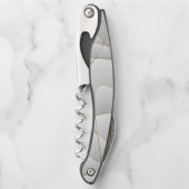 美しい金ゴールド線 ソムリエナイフ (正面)