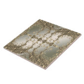 美しい金ゴールド装飾セラミックタイル タイル (側面)