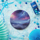 美しい銀河系宇宙宇宙 ペーパープレート (パーティー)