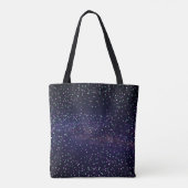 美しい銀河系、星 トートバッグ (裏面)