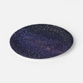美しい銀河系、星 ペーパープレート (アングル)