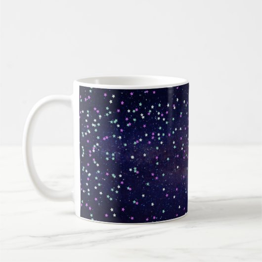美しい銀河,星 コーヒーマグカップ (左)
