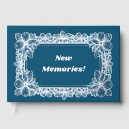 美しい銀箔フォト/ゲストブック ゲストブック